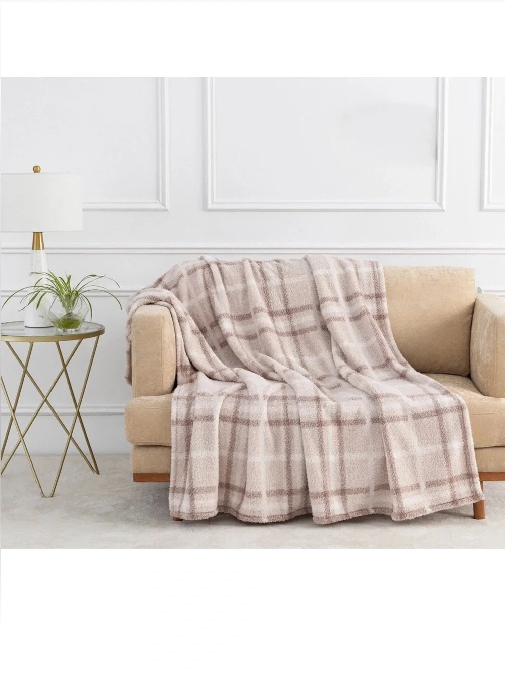 Berkshire Ultra Plush Throw 60x70 Cream